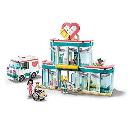 LEGO Friends 41394 Hospital de Heartlake City, Set de Construcción para Niños +6 años con Ambulancia de Juguete y Mini Muñecas