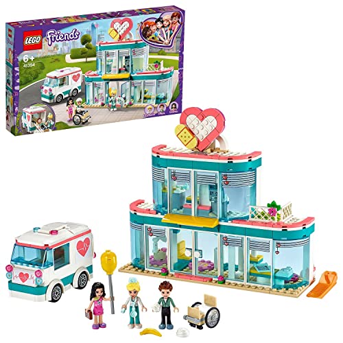 LEGO Friends 41394 Hospital de Heartlake City, Set de Construcción para Niños +6 años con Ambulancia de Juguete y Mini Muñecas