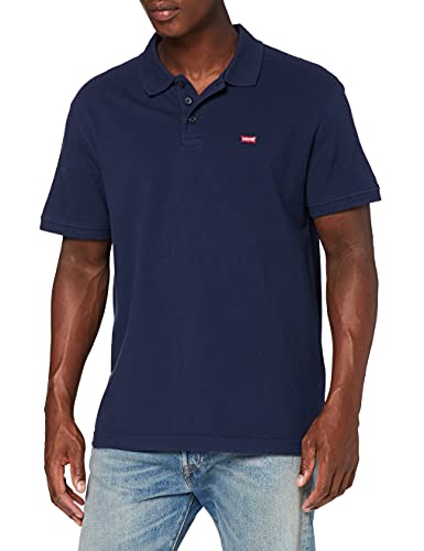 Levi's New Levis Hm Camiseta Tipo Polo, Azul Oscuro, XL para Hombre