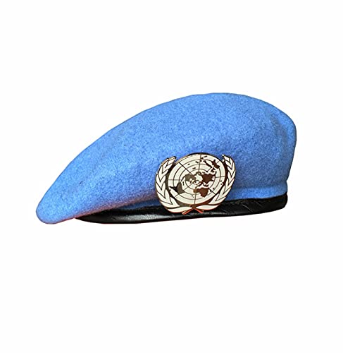 LHL Un Blue Boina de las Naciones Unidas para el Mantenimiento de la Paz, gorra con una insignia Tamaño Tienda militar