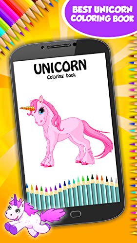 Libro de colorear de unicornio