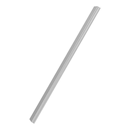 Losa deslizante de barra en T, aleación de aluminio Ranura en T de riel en inglete Losa deslizante no porosa Herramienta de carpintería para enrutador, sierras de cinta, prensas de perforación(450mm)