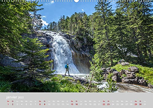 Lumières magiques des Pyrénées (Premium, hochwertiger DIN A2 Wandkalender 2022, Kunstdruck in Hochglanz): Lumières des grands parcs nationaux des Pyrénées (Calendrier mensuel, 14 Pages )