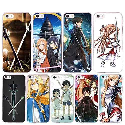 LXXTK Sword Art Online Sao Anime Manga Unique Design Funda iPhone Case 3 For Funda iPhone 6 6S