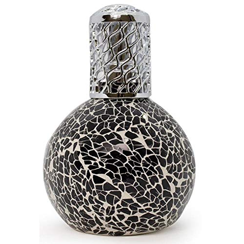 M MAMA MANUELA Lámpara Catalítica (200 ml de Capacidad) - perfuma y sanea el Ambiente. Elimina Malos olores e impurezas del Aire - Modelo: Mosaico Negra