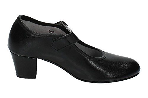MADE IN SPAIN 15 Zapato DE SEVILLANAS NIÑA Zapatos TACÓN Negro 32