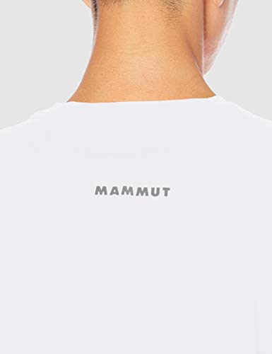 Mammut Camiseta de Manga Larga con Logotipo para Hombre, Hombre, Manga Larga, 1016-00870, Blanco Brillante, XX-Large