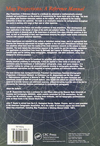Map Projections: A Reference Manual