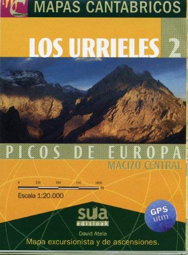Mapas cantábricos, los Urrieles 2 : Picos de Europa-Macizo Central by David Atela Romero(1905-07-01)