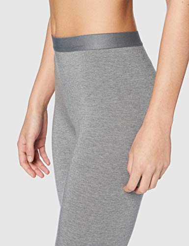 Marca Amazon - Iris & Lilly Pantalones térmicos Mujer, Gris (Grey Melange), S, Label: S