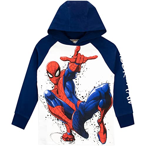 Marvel Sudadera para Niños Spiderman Azul 3-4 años