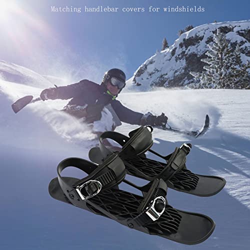 MAZRUPU Mini Skis Raquetas de Nieve Ajustables Raquetas Nieve Ligero Adulto NiñO Botas de Esquí para Deportes de Invierno al Aire Libre,Verde,Adult Version