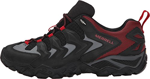Merrell Chameleon Shift Vent Zapatillas de Senderismo para Hombre, Multicolor (BLACK/RED), 48 EU