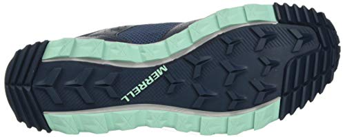 Merrell Wildwood GTX, Zapatillas para Caminar Mujer, Azul (Navy), 42 EU