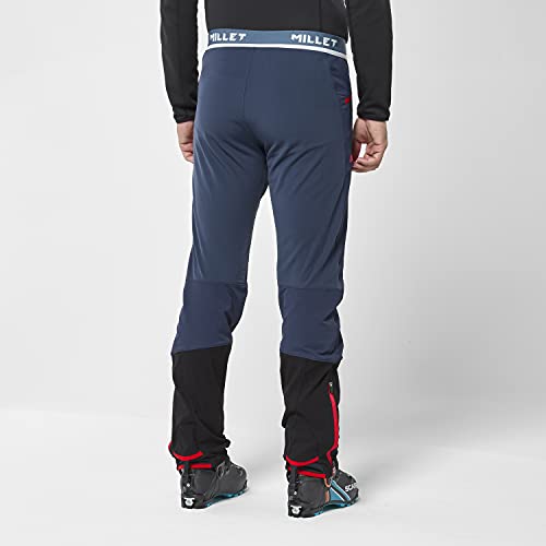MILLET - Pierra Ment' Pant M - Pantalones de esquí para hombre - Hidrófugo y resistente - Esquí, Esquí de travesía - Azul (Saphir), XL (MIV8519)