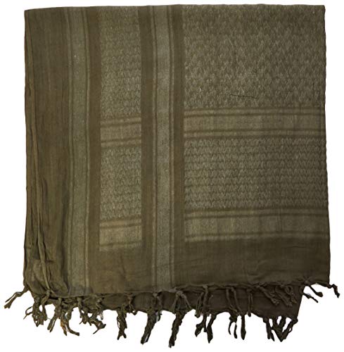 Miltec Shemagh Adulto Unisex, Verde (Olive), 110 x 110 cm