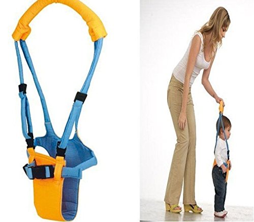 Mochila Portabebés para Aprender a Caminar,GZQ,Ajusta los Bebe entre 6-32 meses, Color Amarillo y Azul