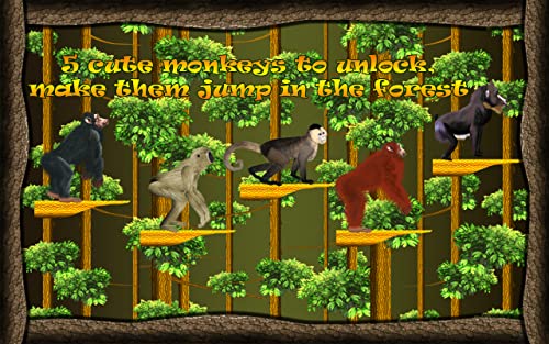 mono, chimpancé y el mono bananero búsqueda divierten en el bosque - gold edition