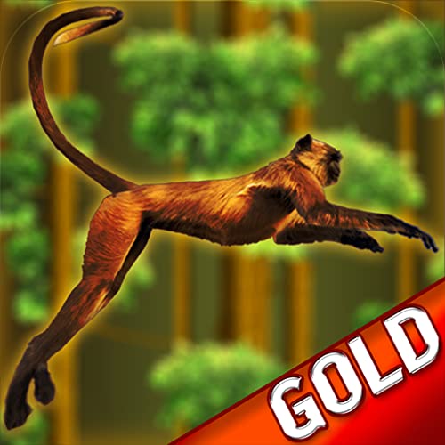 mono, chimpancé y el mono bananero búsqueda divierten en el bosque - gold edition