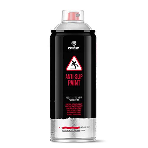 Montana Colors Recubrimiento Antideslizante Spray, Transparente lechoso, 1 Unidad (Paquete de 1)