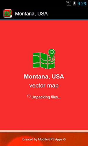 Montana, EE.UU. Onboard Mapa: Mobile GPS Apps