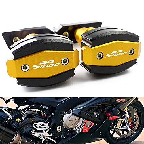Motocicleta del Marco Deslizadores Protectores Motor Topes Anticaidas Frame Sliders CNC Aluminio Para S1000RR 2010-2019