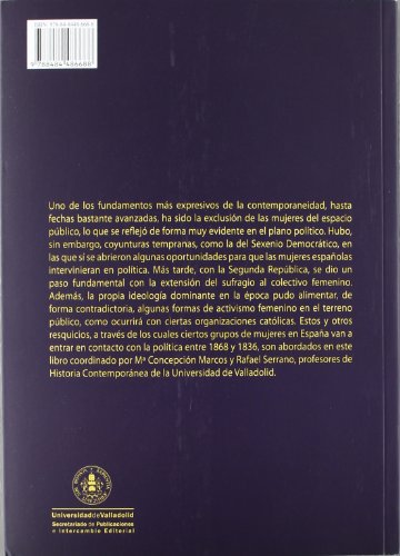 MUJER Y POLÍTICA EN LA ESPAÑA CONTEMPORÁNEA (1868-1939)