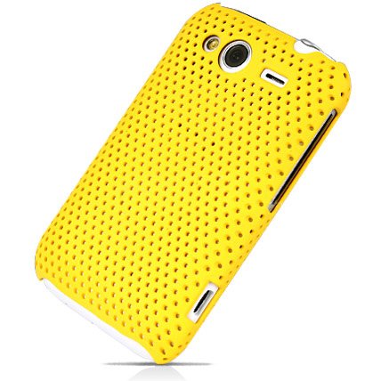 Muzzano F13S11-162464 - Funda para HTC Wildfire S, color amarillo