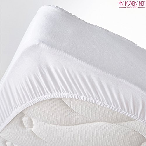 My Lovely Bed - Topper Prestige 160x200 cm - Espesor y Tacto mullido - Termorregulador - Suave y Confortable - Funda 100% Algodón - Lavable