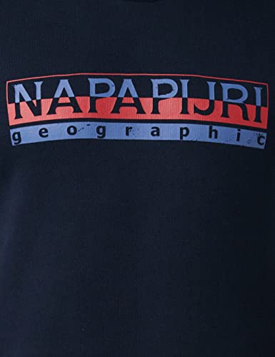 Napapijri BERIS H sudadera con capucha para hombre, azul marino, XXXL