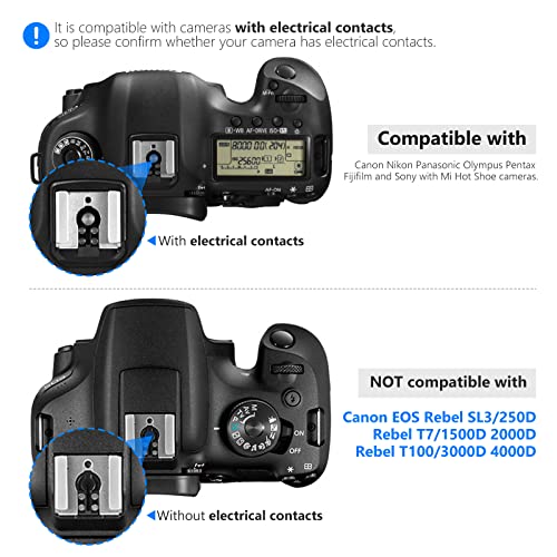 Neewer NW625 GN54 Speedlite Flash Canon Nikon Panasonic Olympus Pentax Fuji DSLR Cámaras sin Espejo y Sony Zapata Mi como a9 a7 a7II a7III a7R III a7RII a7SII a6000 a6300 a6500