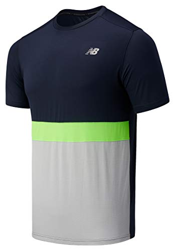 New Balance Camiseta Hombre Striped Accel MT03207-EM1