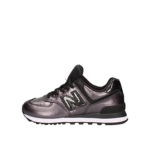 New Balance WL574PW2 Sneakers Basse Donna Nero 38