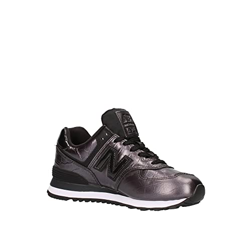 New Balance WL574PW2 Sneakers Basse Donna Nero 38