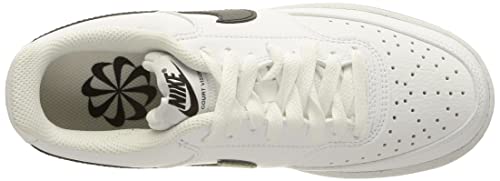 Nike Court Vision Low Better, Zapatillas de básquetbol Mujer, Blanco/Negro, 38.5 EU