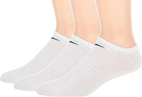 Nike Everyday, Calcetines para Hombre, pack de 3, Multicolor (blanco/negro), Medium
