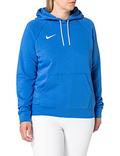 Nike Park 20 - Sudadera con Capucha, Mujer, Azul (Azul Real, Blanco Y Blanco), M