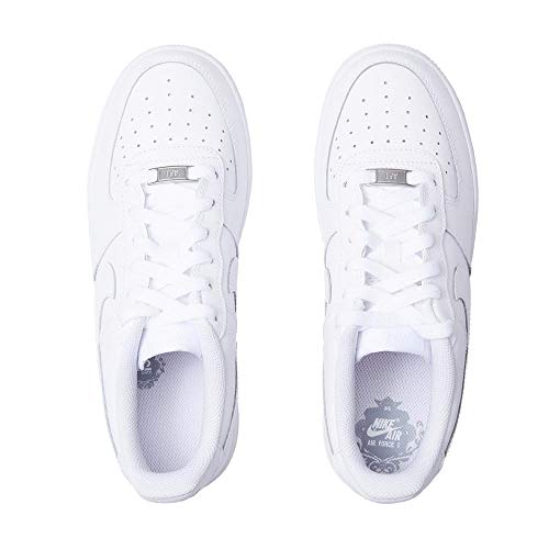Nike Schuhe Air Force 1 (GS) White-White (314192-117) 38,5 Weiss