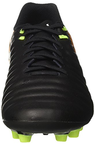 Nike Tiempo Ligera IV AG-Pro, Botas de fútbol Hombre, Negro (Black/White/Laser Orange/Volt), 42 EU