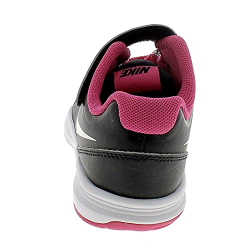 Nike Vapor Court (PSV), Zapatos de Primeros Pasos Niñas, Negro/Blanco/Rosa (Black/White-Vivid Pink), 27 1/2