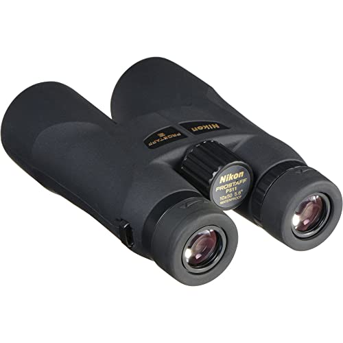 Nikon PROSTAFF 5 10x50 Binocular Techo Negro - Binoculares (10x, 5 cm, Techo, Negro, 5 mm, 98 m)