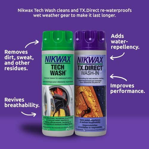 Nikwax Twin TECH lavado TX directo 1 Litros Cleaning talla única Clear