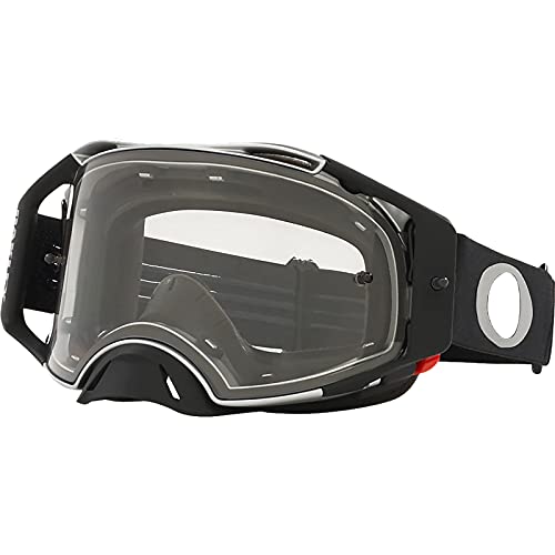 Oakley Airbrake MX Adult Off-Road Motorcycle Goggles - Tuff Blocks Black Gunmetal/Clear/One Size