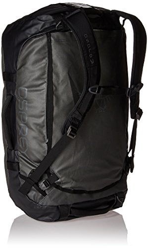 Osprey Transporter 65 Unisex Durable Duffel Travel Pack with Harness and Detachable Padded Shoulder Strap - Black (O/S)