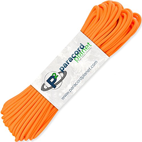Paracord Planet 100' Hanks Parachute 550 Cable Tipo III 7 Strand Paracord Top 40 Colores Más Populares