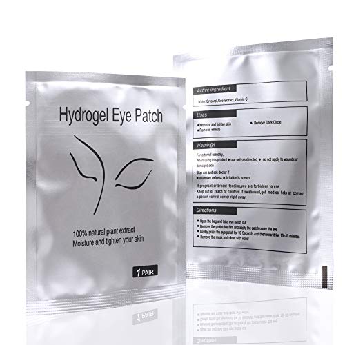 Parches Ojos Extension de Pestañas 50pcs Parches para Pestañas Eye Gel Pad
