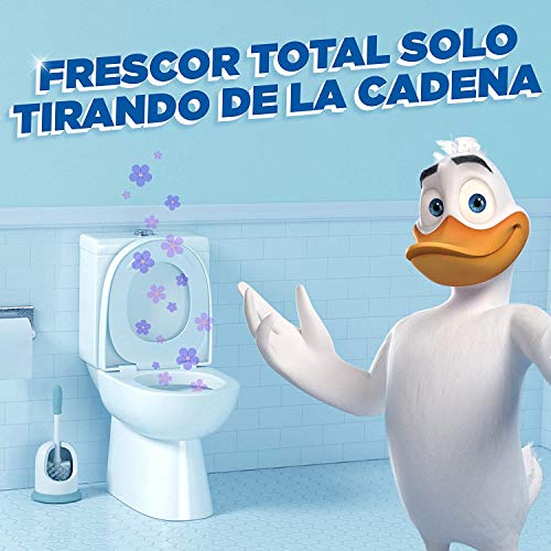PATO® Active Clean - Colgador WC, Frescor Intenso, Perfuma, Limpia y Desinfecta, Aroma Lima