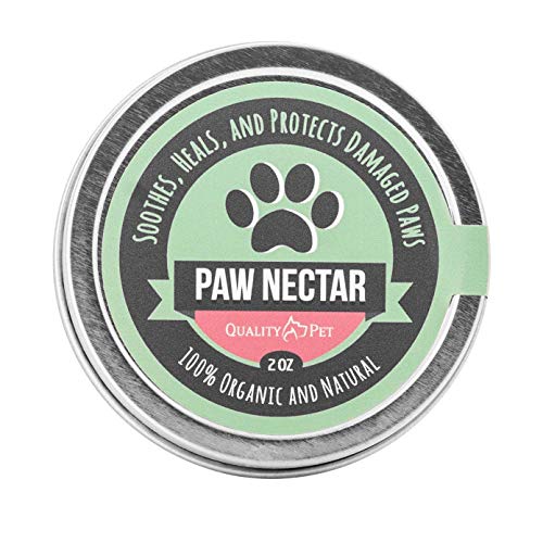 Paw Nectar Bálsamo curativo y Protector de Patas de Perro orgánico Cura, repara y restaura Las Patas secas, agrietadas y dañadas - Manteca 100% Natural - Efectivo y Seguro - 56 g