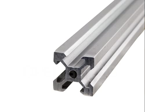 Perfil de aluminio V-SLOT 2020 - perfil de aluminio estructural - anodizado plateado 250mm