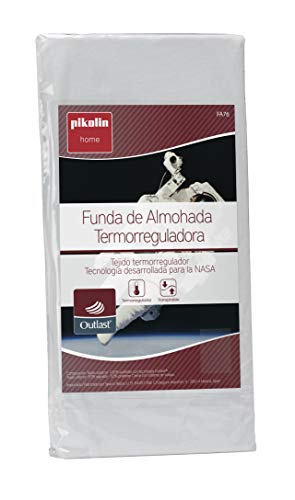 Pikolin Home - Funda de almohada de tejido termorregulador con membrana impermeable y transpirable y cierre en solapa